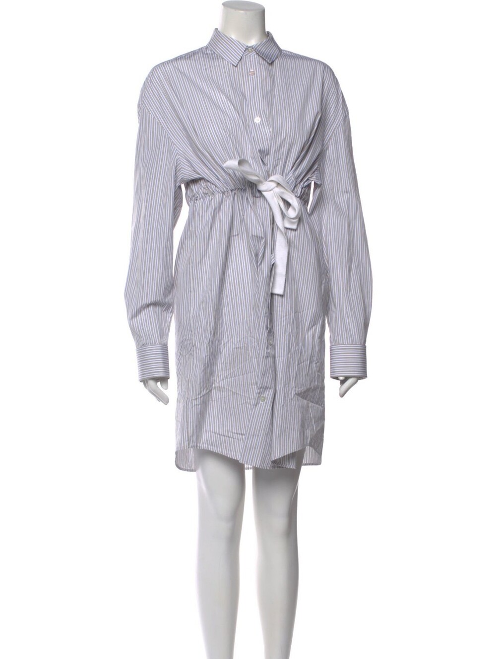 Maison Margiela Tie Waist Shirt Dress 2017